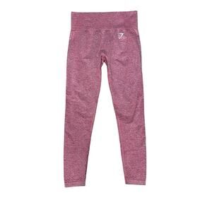 NWOT-Gymshark Vital Seamless Pink Contour Leggings Youth Size 24”X 22.5”
